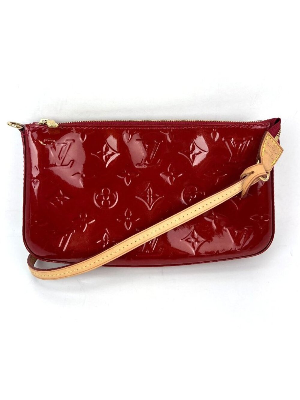Louis Vuitton Pochette Accessories NM Vernis Rose Indien Shoulder Bag